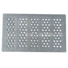 Resin composite round orifice plate. Anti-skid and anti-mouse cover. Drainage ditch cover plate for farmer's vegetable market. Kitchen plastic vegetable field board. Manhole cover