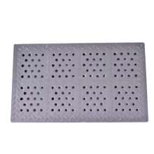 Resin composite round orifice plate. Anti-skid and anti-mouse cover. Drainage ditch cover plate for farmer's vegetable market. Kitchen plastic vegetable field board. Manhole cover