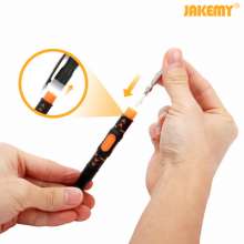 JAKEMY 3 in 1 pen screwdriver Double-ended bit screwdriver for cross-shaped glasses