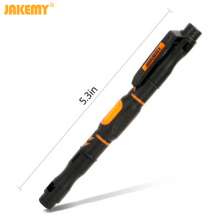 JAKEMY 3 in 1 pen screwdriver Double-ended bit screwdriver for cross-shaped glasses