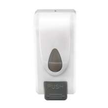 Household foam soap dispenser. The wall-mounted push-type hand sanitizer is compact and does not occupy any space. soap dispenser