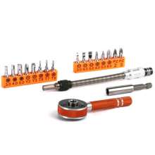 JAKEMY6119 Hardware tool combination screwdriver set 19 in 1 ratchet handle screwdriver