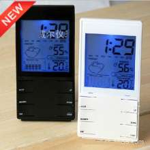 Household indoor electronic thermometer and hygrometer. Thermometer. Hygrometer with backlight. Electronic thermometer and hygrometer