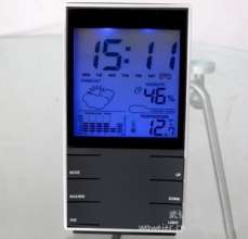 Household indoor electronic thermometer and hygrometer. Thermometer. Hygrometer with backlight. Electronic thermometer and hygrometer