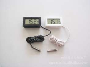 Manufacturers supply HT-1 electronic thermometer. With probe temperature counting display thermometer. Fish tank thermometer