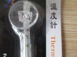 Thermometer. Aquarium Thermometer White Stick Suction Cup Aquarium Thermometer. Aquarium Thermometer