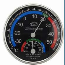 Pointer thermometer and hygrometer. Indoor household thermometer. Industrial and agricultural greenhouse temperature measurement belt bracket without battery. Thermometer and hygrometer