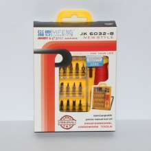 Yifeng 6032B hardware tool combination screwdriver set 33 in 1 screwdriver with extension rod