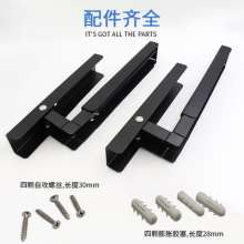 Thickened retractable microwave oven bracket, kitchen wall-mounted shelf. Nine competitions. Foldable bracket hardware