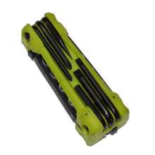 JM-1004 Screwdriver Set 17 in 1 Carry Outdoor Folding Tool Combination Hexagonal Key Bottle Opener