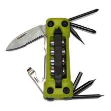 JM-1004 Screwdriver Set 17 in 1 Carry Outdoor Folding Tool Combination Hexagonal Key Bottle Opener