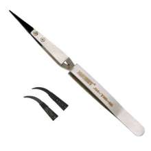 jakemy JM-T10-12 interchangeable head anti-static tweezers, cross type