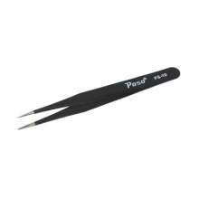Poso tweezers thickened elbow flat tip pointed tweezers