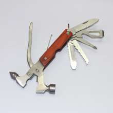 Outdoor combination tools, escape cone hammer, car glass window breaker, pliers, screwdriver