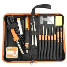 Jakemy JM-P03 zippered cloth bag 17 pcs electric soldering iron welding set