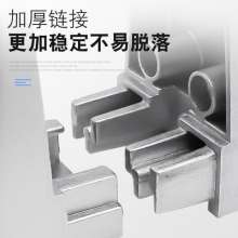 Left steel aluminum alloy thickened adjustable screen clip. screen. Office desk acrylic partition clip glass fixing clip