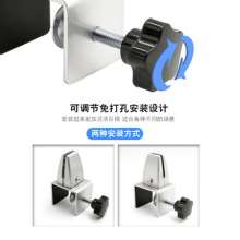 Left steel aluminum alloy thickened adjustable screen clip. screen. Office desk acrylic partition clip glass fixing clip