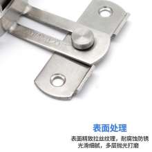 Left steel thickened stainless steel 90-degree door buckle anti-theft door latch. Sliding door lock buckle. Right angle door buckle corner latch door buckle