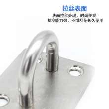 The left steel thickened stainless steel U-shaped hook. hook. Solid hanging rod oval/square ceiling fan hook hardware. Ceiling fan hook