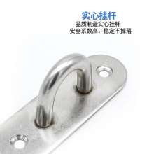 The left steel thickened stainless steel U-shaped hook. hook. Solid hanging rod oval/square ceiling fan hook hardware. Ceiling fan hook