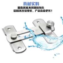 Left steel stainless steel large surface-mounted bolt. Door Latch. plug. Door bolt anti-theft buckle insurance bolt sliding door hasp door plug