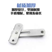 Left steel stainless steel large surface-mounted bolt. Door Latch. plug. Door bolt anti-theft buckle insurance bolt sliding door hasp door plug