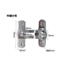 Left steel stainless steel 90 degree large door buckle sliding door lock buckle. plug. Right angle door buckle corner bolt door buckle hardware