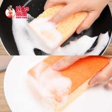 New color double-sided scouring pad. Sponge the kitchen pot brush. Dishwashing brush. Non-sticky oil-absorbent lazy rag brush