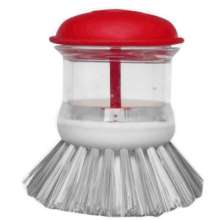 Kitchen wash pot brush. Creative pressing type automatic liquid adding brush pot brush. Multi-purpose dishwashing brush decontamination cleaning brush
