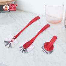 Factory wholesale plastic cleaning brush set. Dishwashing set. Wash pot, dishwashing brush, kitchen daily necessities, long handle brush, cleaning brush
