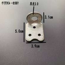 Galvanized butt buckle door nose thickened 90 degree curved butt buckle wooden door accessories cabinet door nose anti-theft door welding door buckle corner code