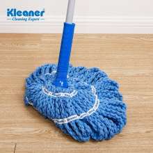 Hand-washing self-twisting water mop. Household microfiber rotary mop, retractable wrung cotton mop. Twisted mop