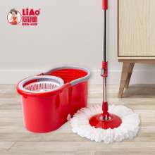 Rotating mop bucket. Mop with bucket. Dual-drive good mop hand pressure mop household hand-washing lazy mop