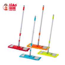 Chenille telescopic pole flat mop. mop. Household lazy mop iron flat mop cleaning wooden floor no-wash mop