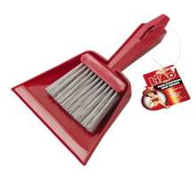 New plastic mini broom and dustpan set. Household cleaning brushes. broom . Desktop scan computer keyboard brush department store