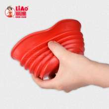 Toilet plumbing device. Household sewer tool leather traps. Shuibazipi Liaozitong. Toilet suction