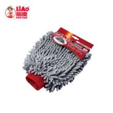 Chenille double-sided car cleaning gloves. Coral fleece car wash gloves. Car washing, car cleaning, dust removal, sludge removal, no damage to paint