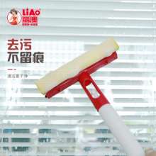 Liao Water jet glass scratched glass wiper. Multi-purpose wiper with double-sided glass cleaner. Glass cleaning tool