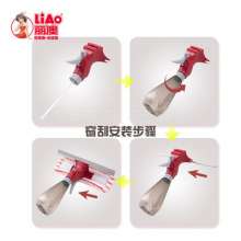 Lio spray glass wiper. Multi-purpose double-sided window scraper cleaner window wiper car water spray glass wiper
