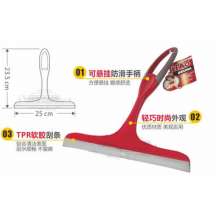 TPR soft rubber wiper. Household bathroom glass scraper, wall tile and window rain brush cleaner