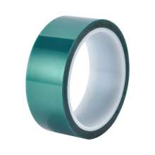Green PET high temperature tape. Tape. Green silicone tape. Plating insulation baking varnish without residual glue pet green glue green high temperature glue
