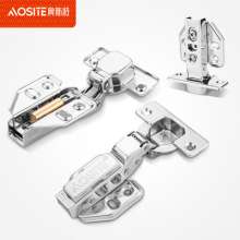 304 stainless steel fixed hydraulic damping hinge kitchen and bathroom cabinet door multi-purpose anti-rust hinge hardware