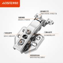 Factory direct sale Oersted fixed aluminum frame special hinge cold-rolled steel hydraulic damping aluminum frame hinge