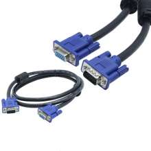 1.5M meter male to female 3+6 data cable computer cable. Male to female VGA cable. Signal cable HD projector cable