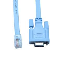 RJ45转串口DB9孔 COM口RS232 路由器交换机console配置线 电脑线 网线