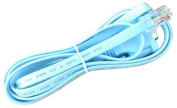 RJ45 to serial port DB9 hole. COM port RS232 router switch console configuration line. Computer cable. cable