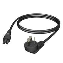 National standard three-hole plum blossom tail power cord. 0.75 square oxygen-free copper computer adapter. Notebook charging cable