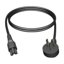 National standard three-hole plum blossom tail power cord. 0.75 square oxygen-free copper computer adapter. Notebook charging cable