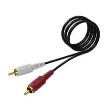 Factory direct supply of two-to-two 2RCA dual-Lotus audio line audio. Power amplifier connection line red and white lotus AV cable. Audio Line
