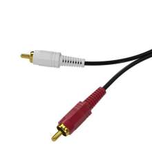 Factory direct supply of two-to-two 2RCA dual-Lotus audio line audio. Power amplifier connection line red and white lotus AV cable. Audio Line